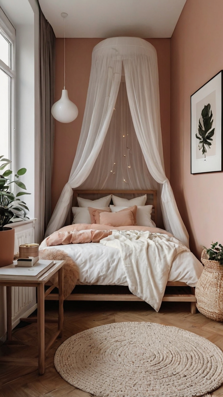 small minimalist cute room