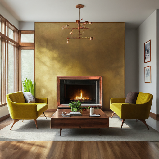 stylish Mid Century Modern Living Room