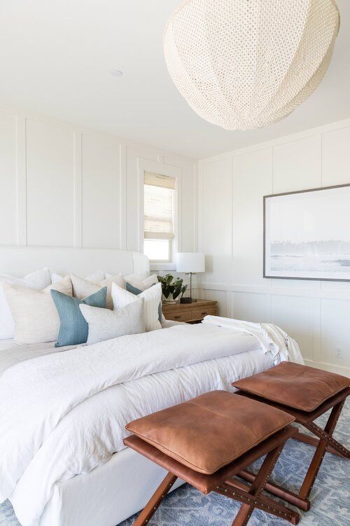 stylish modern coastal bedroom