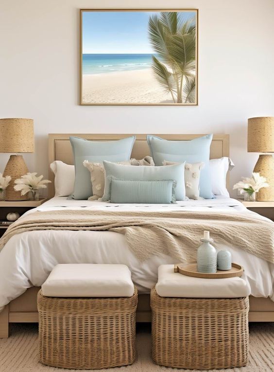 thoughtful modern coastal bedroom