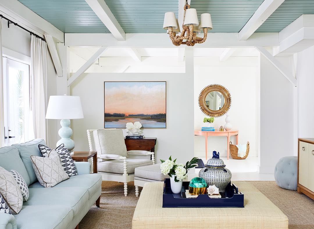 unique coastal living room decor