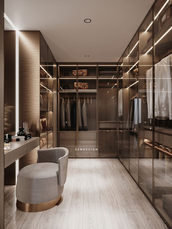 walk in closet design luxury