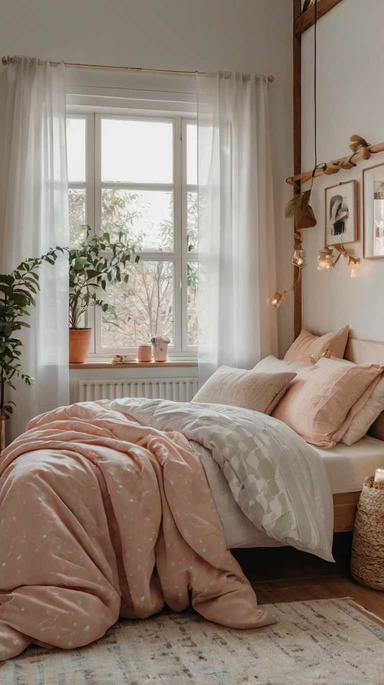 window side cute bedroom