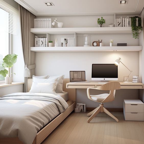 bedroom home office