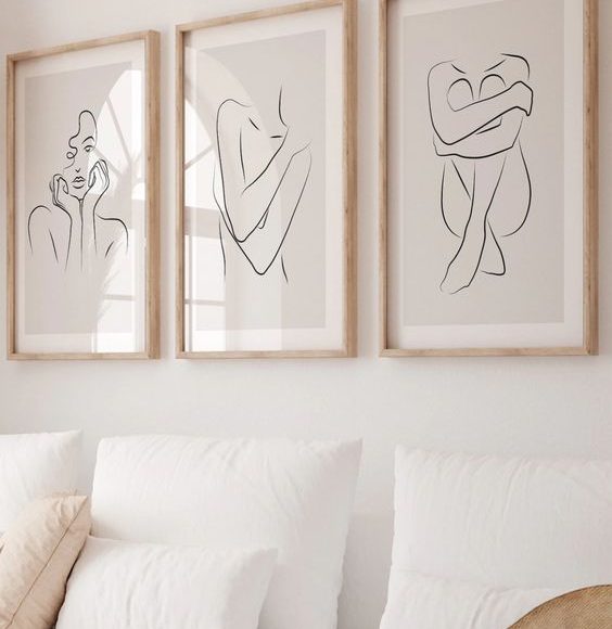 bedroom wall collage8