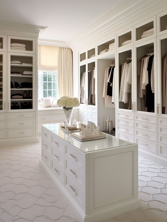classy master closet design