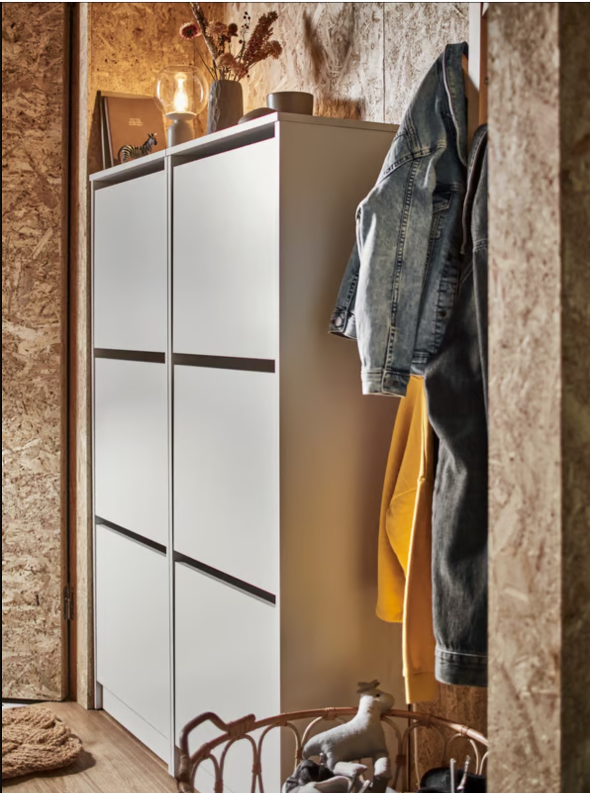 clean shoe storage