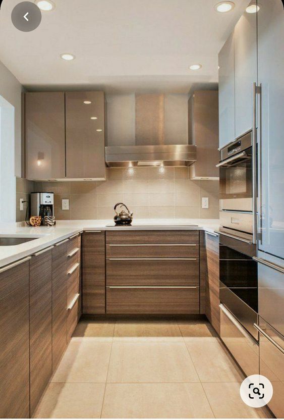 compact full kitchen decor