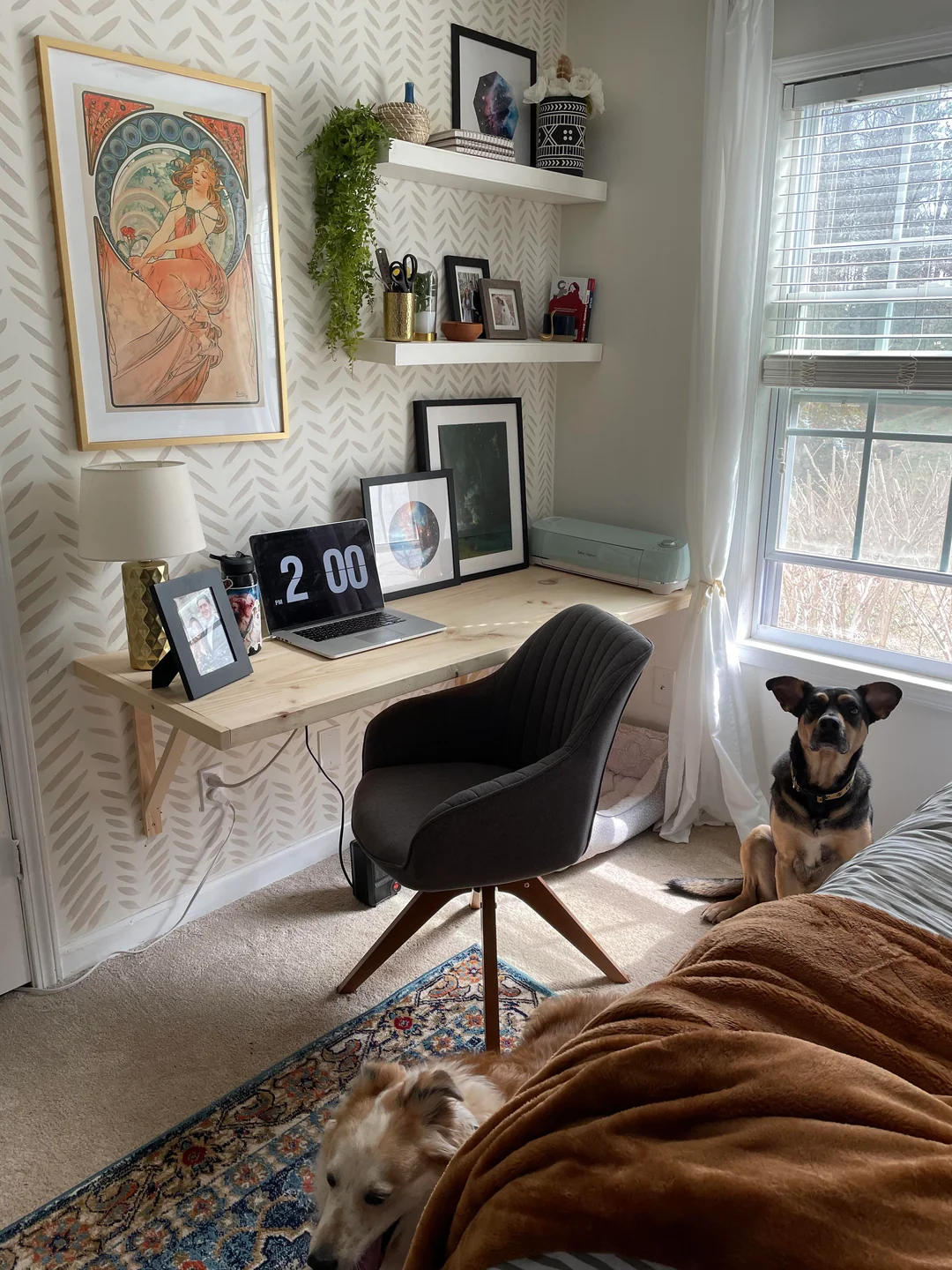 cozy home office decor
