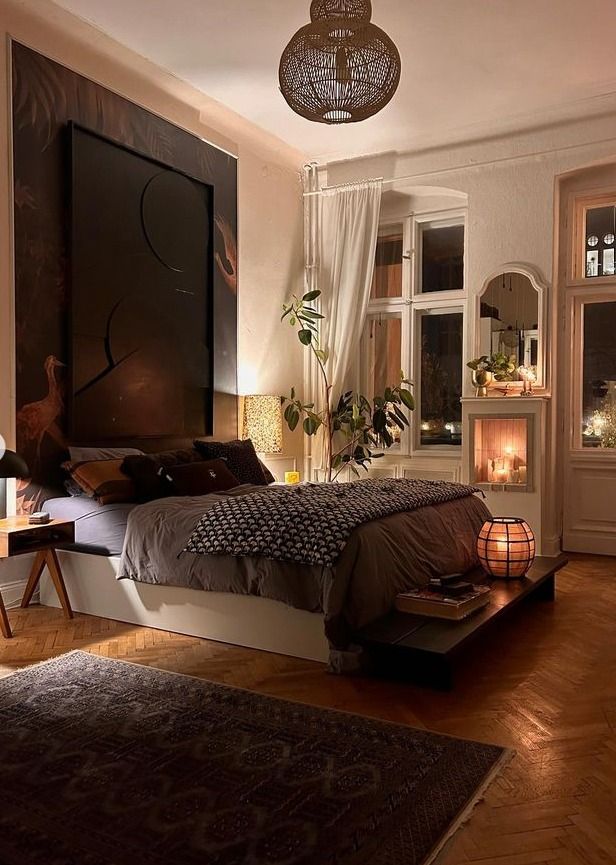 dark bedroom