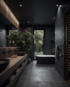 The Perfect Dark Bathroom Decor Style For Your Home - Her Home Decorations