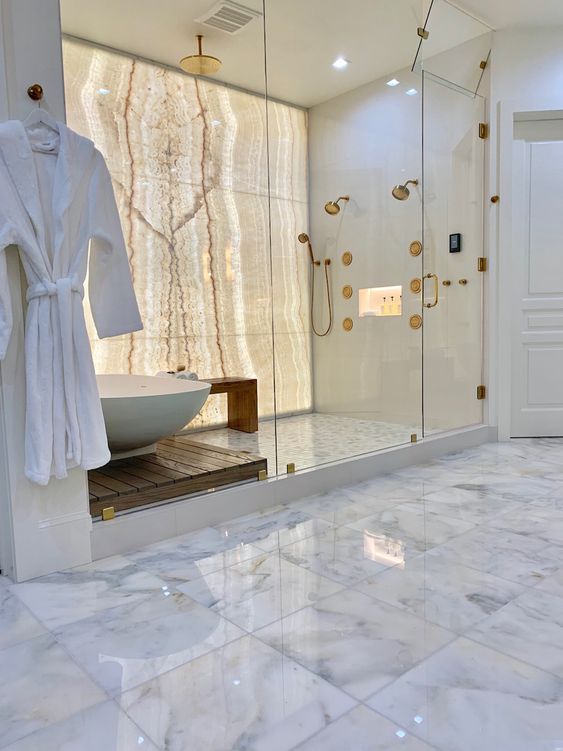 glamorous dream bathrooms