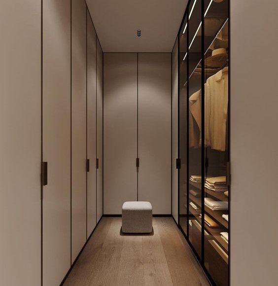 impressive small walk in closet design