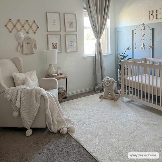 luxe nursery room design