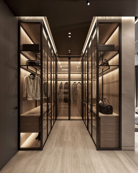 luxury master closet design