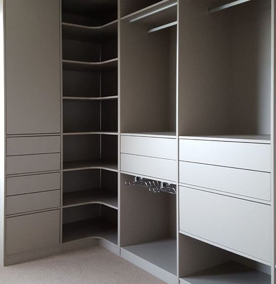 luxury small master closet