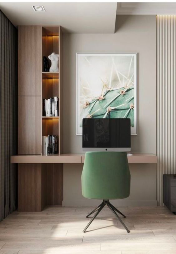 minimalist home office