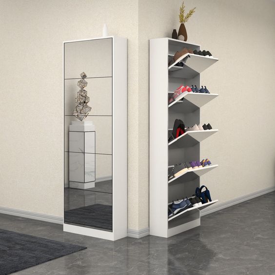 modern shoe storage cabinet