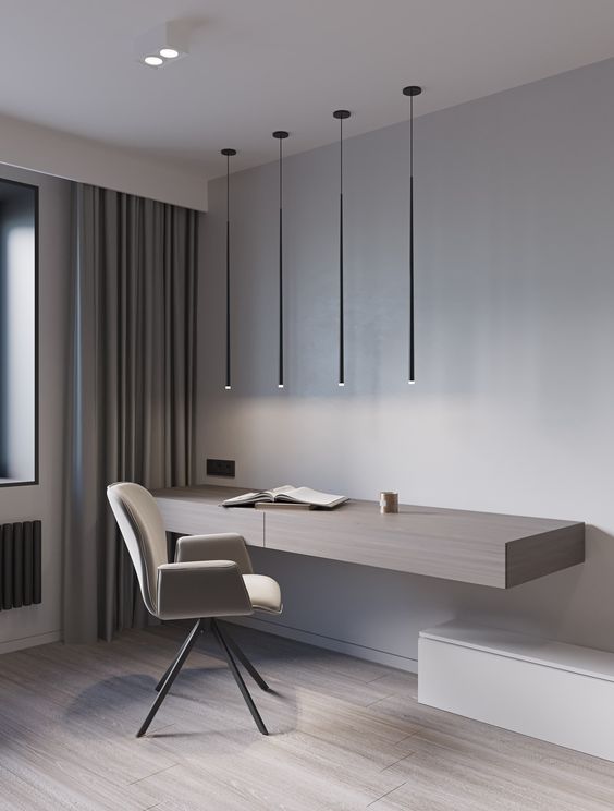 modern study desk design