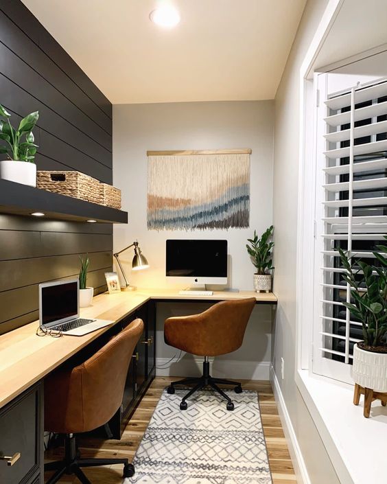 modern work from home office