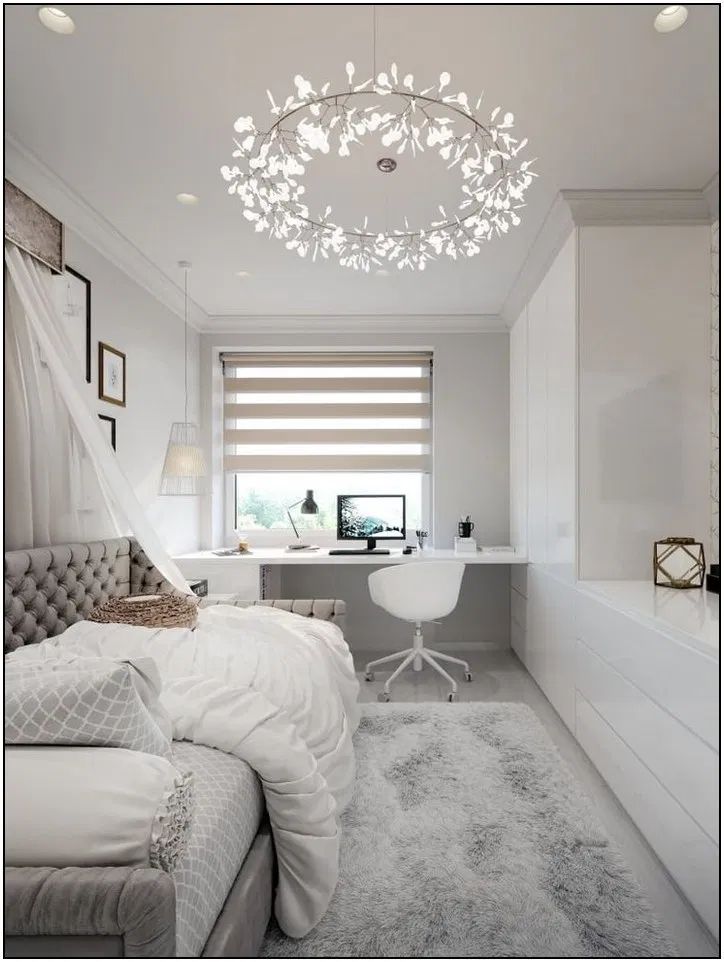 narrow bedroom decor