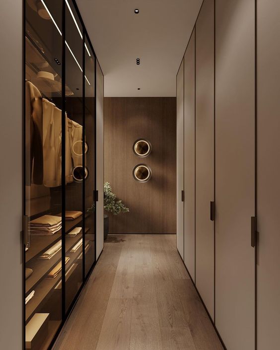 narrow wardrobe design bedroom