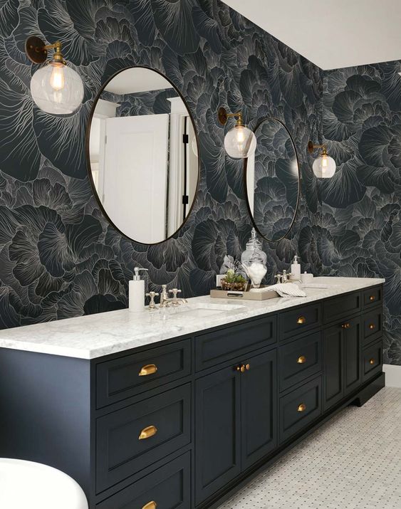 perfect luxury powder room