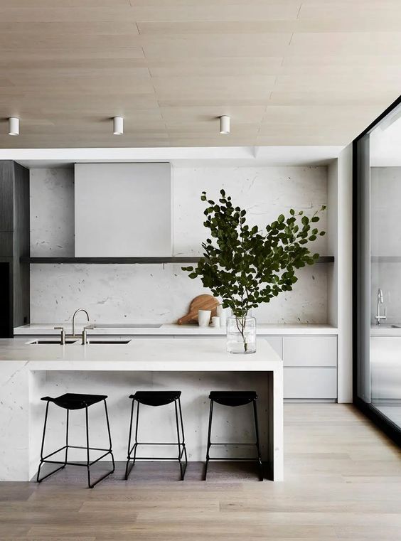 simple modern minimalist kitchen