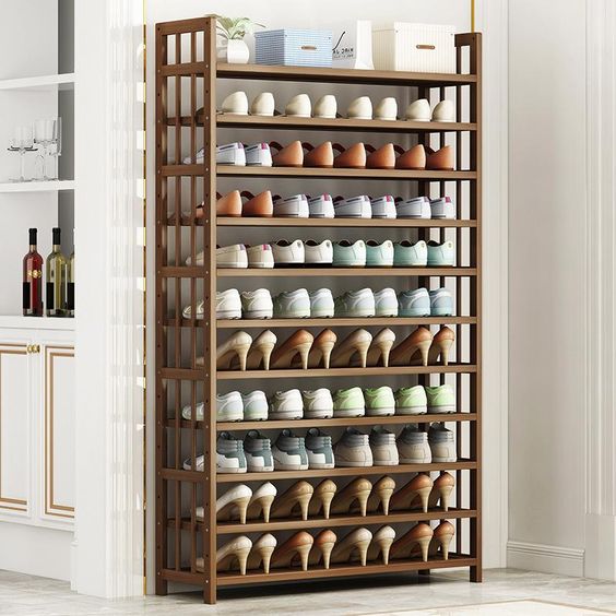 simple modern shoe rack design