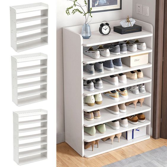 simple modern shoe rack