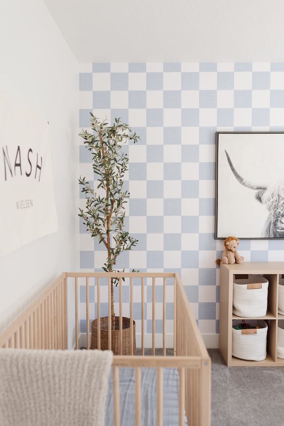 simple nursery room design