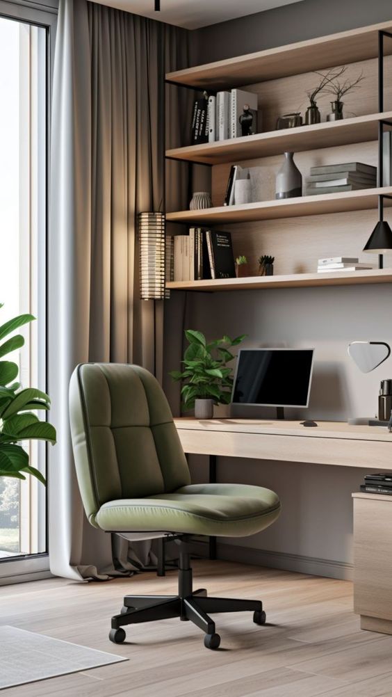 simple small office decor