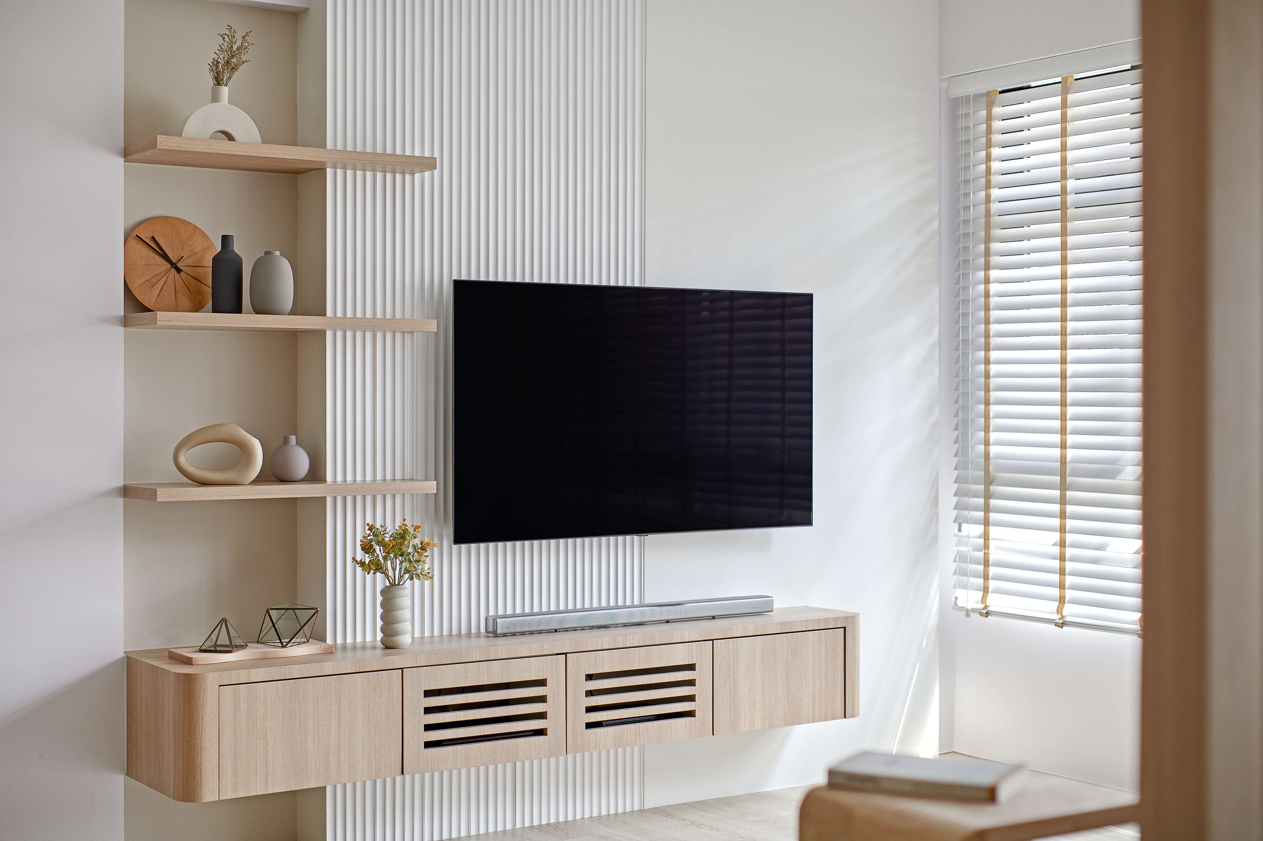 simple tv console design