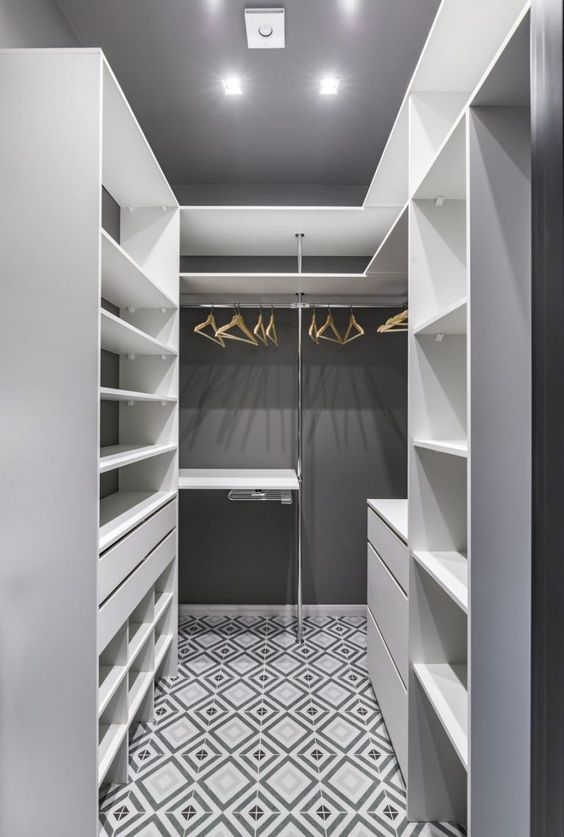 small master closet design