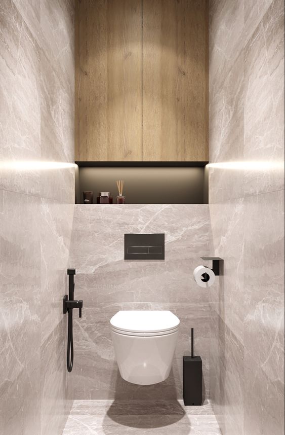 small toilet room idea