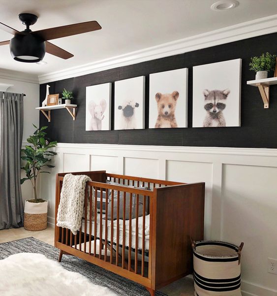 stylish nursery room design