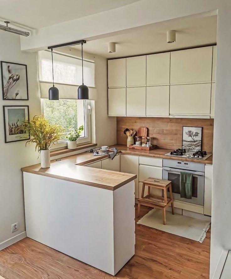tiny lovely modern kitchen