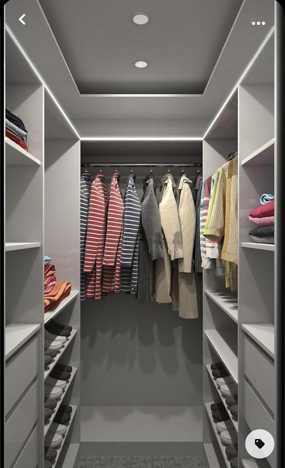unique small master closet