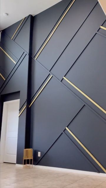 uniquely creative accent wall