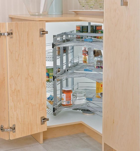 wooden Small Kitchen Storage