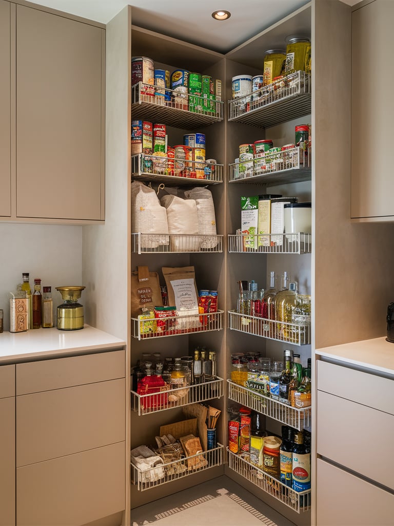Corner Pantry design Ideas