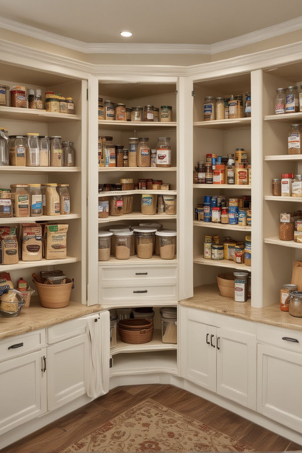 Double Door Pantry idea