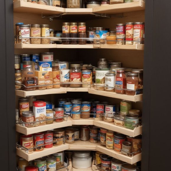 clean Corner Pantry Ideas