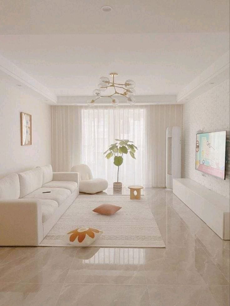 comfortable minimalist living room