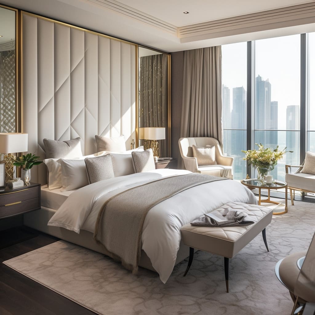 luxurious modern bedroom