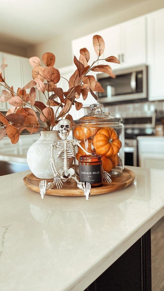modern fall centerpieces for table