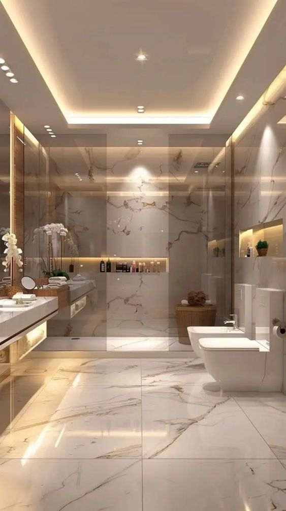 modern luxury bathroom decor ideas