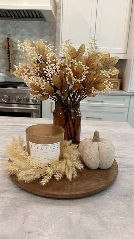 simple fall centerpieces for table