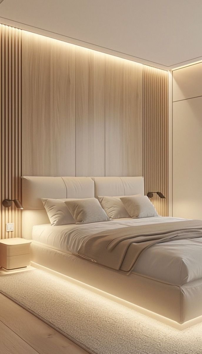 simple luxurious bedroom decor