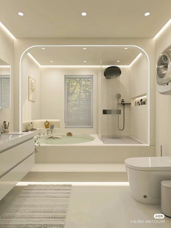 simple modern luxury bathroom